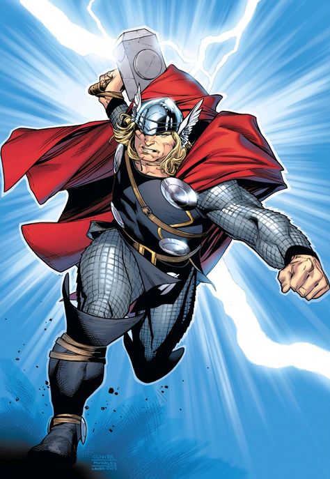 Thor Artwork, Thor Comic Art, Thor Superhero, Thor God, Thor Avengers, Thor Comic, Thor Odinson, Muffin Cupcake, Cartoon Books