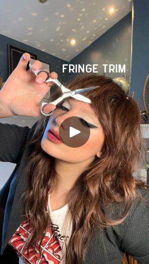 How To Cut Shag Haircut, Diy Shag Haircut Tutorial, Nothing Burns Like The Cold, Fringe Tutorial, Hair Shag, Snoh Aalegra, Corte Shaggy, Trim Your Own Hair, Styling Videos