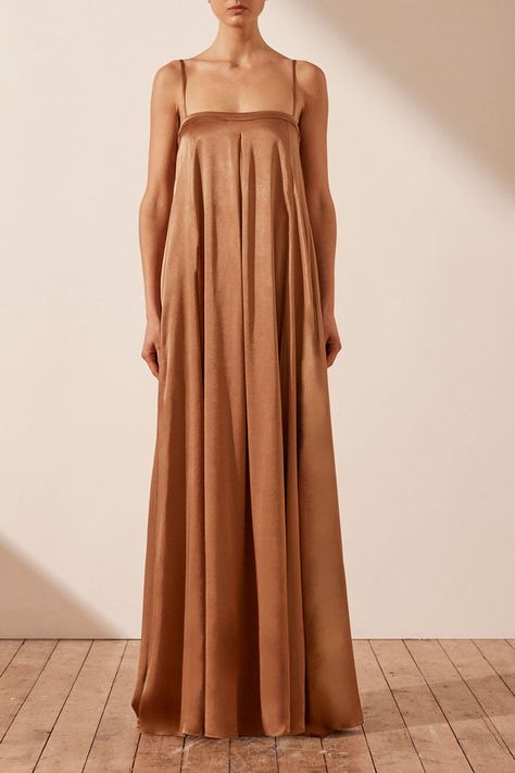 La Lune Column Maxi Dress | Almond | Dresses | Shona Joy – Shona Joy International Maxi Dresses Online, Shona Joy, Silk Touch, Column Dress, Maxi Dress Online, Midi Maxi Dress, Box Pleats, Line Design, Maxi Dresses