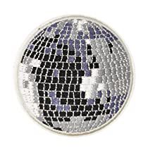 Check this out on Amazon Mirror Ball Embroidery, Disco Ball Patch, Disco Ball Embroidery, Senior Jackets Patches, Mirror Dance, Senior Jackets, Patch Jacket, Light Mirror, Disco Lights