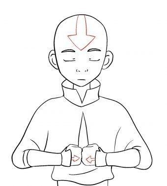 Aang Drawing, Avatar Sketch, Draw Avatar, Avatar Drawing, The Last Airbender Characters, Aang Avatar, Avatar Tattoo, Avatar Ang, Drawing Step By Step