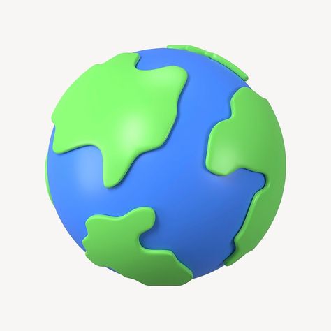 Globe, environment icon, 3D rendering illustration | free image by rawpixel.com / Nunny Eco Illustration, Animated Earth, 3d Globe, Earth Globe, Icons 3d, Earth Surface, 3d Icons, Download Free Images, 3d Rendering