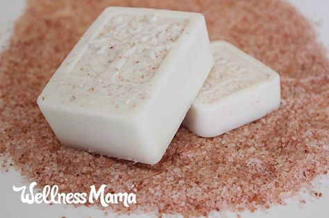 How to Make Sea Salt Soap Sea Salt Soap Recipe, Salt Soap Bar Recipe, Sea Salt Soap, Diy Soap Recipe, Salt Soap, Salt Bar, Wellness Mama, Soap Making Recipes, Natural Beauty Diy