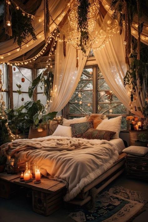 Korean Bedroom, Dream Bedroom Inspiration, Boho Style Bedroom, Dream House Rooms, Cozy Room Decor, Dream Room Inspiration, Room Makeover Bedroom, Cozy Room, Room Inspiration Bedroom