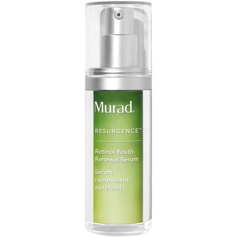 Bekämpa ålderstecken med Murad Retinol Youth Renewal Serum, en snabbabsorberad, banbrytande formula som verkar för att minimera uppkomsten av fina linjer och rynkor.

Detta fjäderlätta serum innehåller Retinol Tri-Active Technology (en snabbverkande retinoid, en retinol som frigörs över tid och en retinolbooster) och ger en uppstramande effekt som slätar ut och förfinar huden samtidigt som hyaluronsfärer ger långvarig återfuktning för strålande lyster. Extrakt av swertia ökar spänsten och uppenbarar en strålande, ungdomlig hy.Användning:Använd på kvällen. Applicera ett tunt lager och följ upp med en fuktkräm. Minska användningen om känslighet uppstår. Murad Resurgence Retinol Youth Renewal Serum 30 ml Murad Retinol, Best Anti Aging Serum, Retinol Night Cream, Face Serums, Niacinamide Serum, Anti Aging Face Serum, Minimize Wrinkles, Your 20s, Retinol Serum