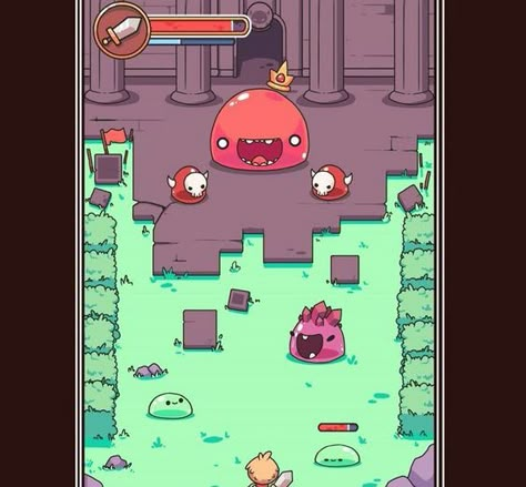 Game Mockup, Top Down Game, Game Level Design, Idle Game, Indie Game Art, Piskel Art, Vector Game, Gameboy Color, Pixel Art Tutorial