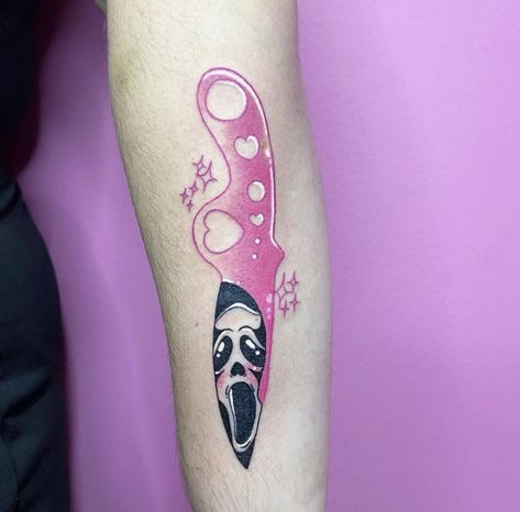 Pink Halloween Tattoo, Pink Spiderweb Tattoo, Pink And Black Tattoo Ideas, Black And Pink Tattoo, Pink Tattoo Ideas, Pink And Black Tattoo, Pink Ink Tattoo, Pink Tattoo Ink, Pink Tattoo