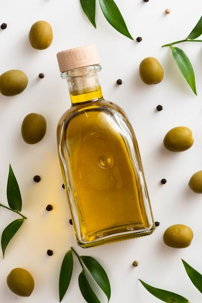 Cooking Oil Photography, Olive Oil Before Bed, Olive Oil Aesthetic, Olive Oil Bottle Design, Drinking Olive Oil, Rebranding Logo, Olive Oil Bottle, Greek Flavors, Food Gallery