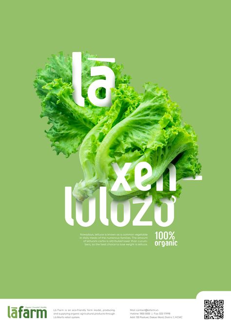 LÀ FARM | Branding Identity on Behance Graphic Design Food Poster, Healthy Poster, Vegetable Farm, Vegetable Advertising, Farm Ads Design, Vegetable Poster, Agriculture Graphic Design, Agriculture Design Poster, Agriculture Branding Design