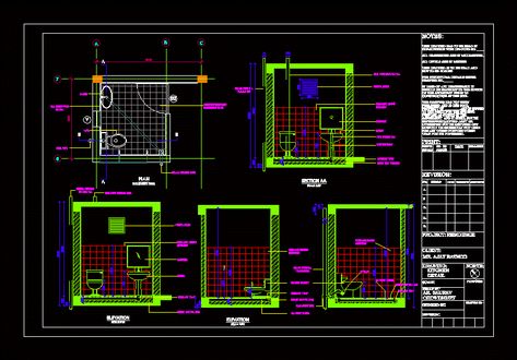 Toilet Elevation Drawing, Toilet Section Detail Drawing, Toilet Details Drawing, Toilet Accessories Set, Toilet Window, Toilet Drawing, Toilet Plan, Bar Tv, Expo Design