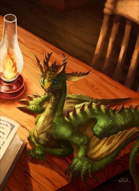 Tiamat Dragon, Fairy Dragon, Mythical Animal, Mythical Beast, Dragon Pictures, Green Dragon, Dragon Artwork, Cute Dragons, Mythical Creatures Art