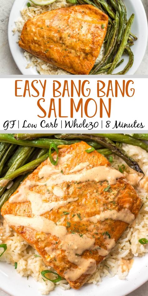 Thm Salmon Recipes, Easy Dinner Recipes Gf Df, Salmon Recipes Non Dairy, Easy Keto Salmon Recipes, Fast Salmon Recipes, Easy Quick Salmon Recipes, Gf Df Salmon Recipes, Low Carb Salmon Meals, Pescatarian Recipes Dairy Free