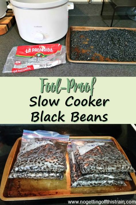 Don't be afraid of dried beans! Here is a frugal recipe for slow cooker black beans to help you save money and eat healthy! Slow Cooker Black Beans, Cooking Beets, Dried Black Beans, Cooking Dried Beans, Cooking Pumpkin, How To Cook Asparagus, Healthy Groceries, Crockpot Dishes, Frugal Meals