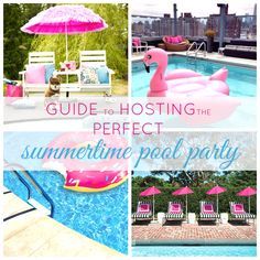 Guide to Throwing the Perfect Pool Party Teen Pool Parties, Pool Party Adults, Flamingo Pool Parties, Pool Party Themes, Flamingo Pool, Party Checklist, Swim Party, Pool Party Decorations, Pool Birthday