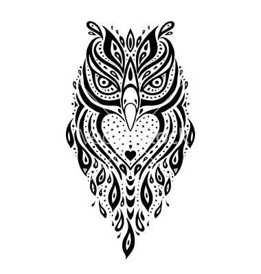 Decorative owl ethnic pattern vector by katyau on VectorStock® Mandala Arm Tattoo, Owl Tattoo Meaning, Ethnic Tattoo, Marquesan Tattoos, Polynesian Tattoos, Samoan Tattoo, Owl Tattoo Design, Maori Tattoo, Owl Tattoo