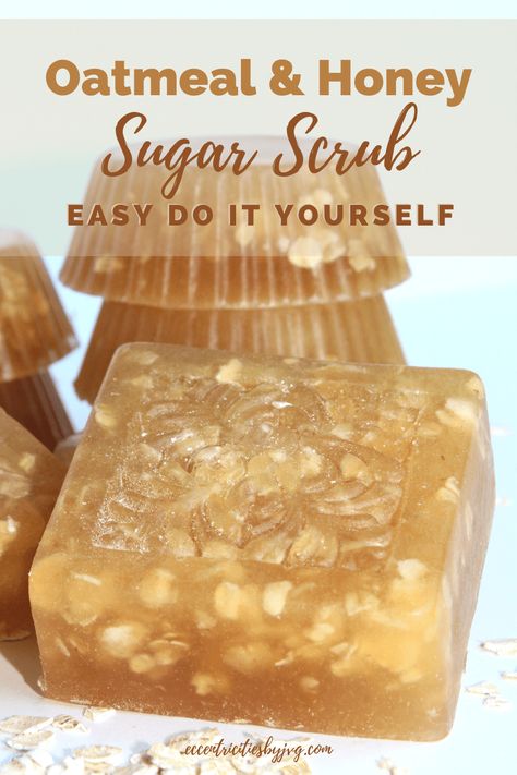 Honey Business Ideas, Homestead Gifts, Honey Business, Honey Sugar Scrub, Diy Oatmeal, Mint Sugar Scrub, Roadside Stand, Diy Sugar Scrub Recipe, Sugar Scrub Cubes