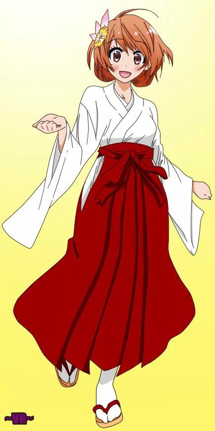 Japanese Shrine maidens Shrine Maiden Outfit, Japanese Shrine Maiden, Maiden Outfit, Nisekoi Manga, Lineart Coloring, 2017 Anime, Oc Reference, Danmachi Anime, Japanese Shrine