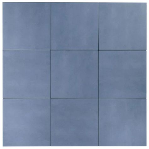 Norwalk Floor Blue 8x8 Matte Porcelain Tile | Tilebar.com Blue Gray Kitchen Cabinets, Grey Blue Kitchen, Blue Tile Wall, Matte Porcelain Tile, Colonial Design, Best Floor Tiles, Sanded Grout, Ivy Hill Tile, Gray Kitchen