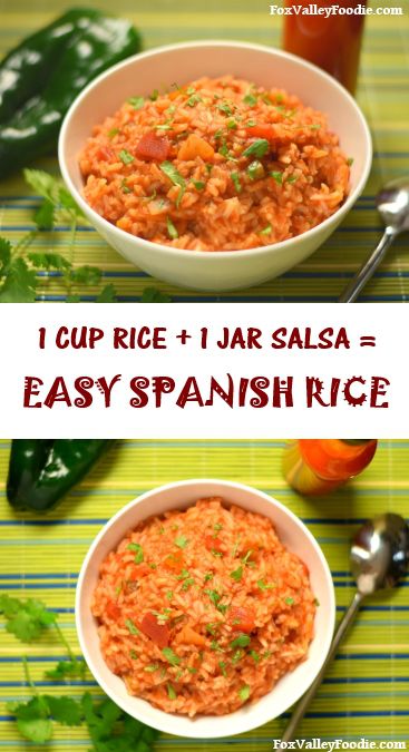 Spanish Rice with Salsa Recipe Salsa Rice Easy, Easy Spanish Rice With Salsa, Easy Mexican Rice With Salsa, Spanish Rice Recipe With Salsa, Spanish Rice With Salsa, Mexican Rice With Salsa, Salsa Rice Recipe, Rice With Salsa, Perfect Mexican Rice