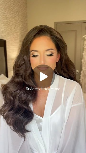 Bridal Business Mentor on Instagram: "UMMM WE CAME TO SLAY 

Powder at her hairline @colorwowhair 
Extensions @bellamihair silk seam 22” in macchiato 
Makeup by @chriscianciartistry 

#njbridalhair #ashfordestate #parkchateau #weddinghairstyles #weddinghairideas glam waves on brunette hair" Bridal Hair Dark Brown, Ashford Estate, Bridal Business, Glam Waves, Glam Hair, Business Mentor, Brunette Hair, Bridal Hair, Wedding Hairstyles