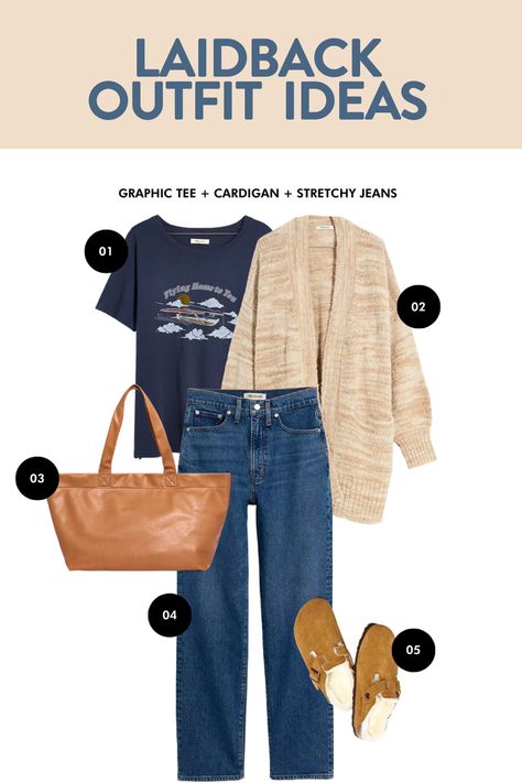 Casual Laidback Outfits Boston Weekend Trip Outfits, Outfit For Running Errands, Running Errands Outfit Fall, Mom Style Spring, Baseball Mom Outfits, Comfortable Travel Outfit, Running Errands Outfit, Errands Outfit, Curvy Girl Outfits