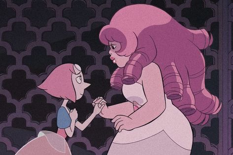 Pearl And Rose Matching Icons, Pearl X Rose, Artblock Help, Steven Universe Gif, Rose Quartz And Pearl, Mushroom Outfit, Rose Quartz Steven Universe, Rose And Pearl, Pink Diamond Steven Universe