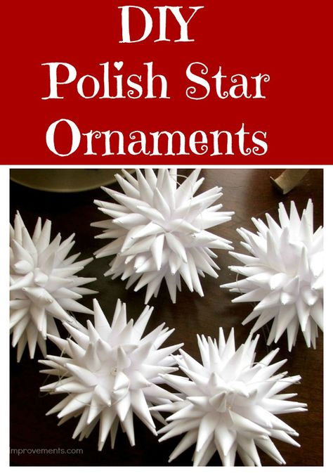 Polish Christmas Traditions, Craft Ideas For Beginners, Diy Christmas Star, Christmas Ornament Template, Polish Christmas, Ornament Template, Star Ornaments, Paper Christmas Ornaments, Star Template