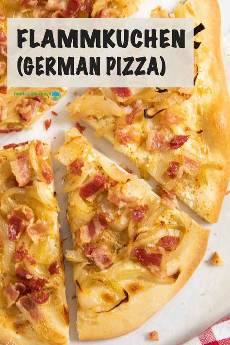 German Pizza, Bavarian Recipes, Pizza Pastry, German Bread, German Foods, Italian Pizza Recipe, German Style, Potato Sides, German Food