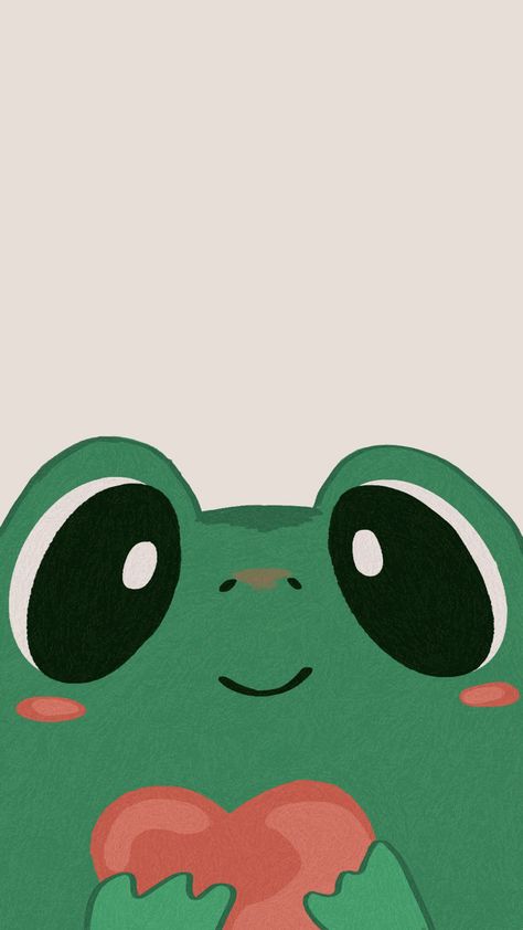 Green frog, frig, wallpaper, cute drawing, cute illustration Cute Frog Wallpaper, Green Aesthetic Tumblr, Money Wallpaper Iphone, Frog Wallpaper, Cute Wallpapers For Ipad, Happy Wallpaper, Iphone Wallpaper Hipster, Cute Fall Wallpaper, Flowery Wallpaper