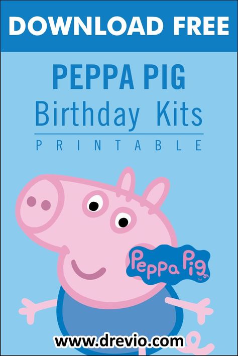 Cool (FREE PRINTABLE) - Peppa Pig Birthday Party Kits Templates: Free Printable of Lovely Pink Tone #free #freeinvitation2019 #birthday #disney #invitations #invitationtemplates Peppa Birthday, Peppa Pig Birthday Games, Peppa Pig Boy Birthday Party, Peppa Pig Free Printables, Peppa Pig Themed Birthday Party, Peppa Pig Party Printables, Peppa Pig Cake Topper Printable Free, Peppa Pig Birthday Party Ideas, Peppa Pig Cake Topper Printable