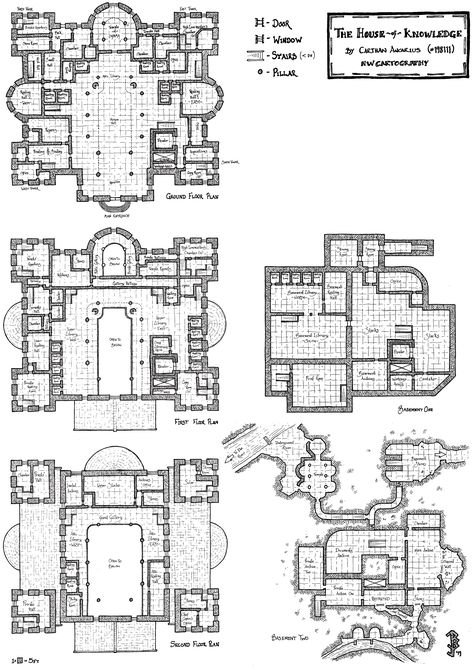 Fantasy Castle Floor Plans, Medieval Castle Layout, Midevil Castle, Castle Layout, Castle House Plans, Castle Floor Plan, Castle Plans, Building Map, Fantasy Town