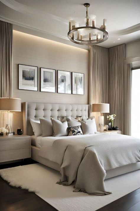 Vant Panels Bedroom Ideas, Main Bedroom Decor, Main Bedroom Decor Ideas, Master Bedrooms 2024 Trends, Bedroom Interior Design Luxury Master Suite, Main Bedroom Ideas Master Suite, Luxury Bedroom Design Master Suite, Luxurious Master Bedrooms, Classy Room