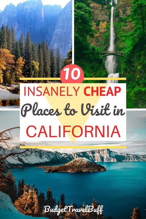 Cheap Weekend Getaways, Places To Visit In California, Cheap Places To Visit, Trip To California, California Travel Guide, Globe Travel, Places In California, Cheap Vacation, Travel Canada