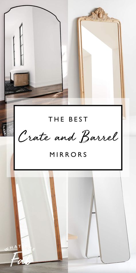 Sharing The Best Crate and Barrel Mirrors Home Decor Pieces, Decor Pieces, Bathroom Inspiration, Summer Decor, Spice Up, Crate And Barrel, Wardrobe Rack, Spice Things Up, Decorative Pieces