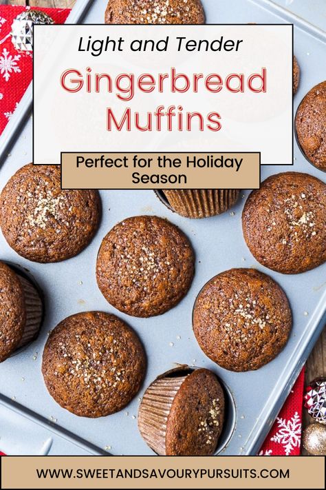 Gingerbread muffins in muffin pan. Jasons Deli, Gingerbread Muffins, Easy Gingerbread, Inflammatory Recipes, Brown Sugar Syrup, Turbinado Sugar, Cozy Mornings, Muffin Cups, Molasses