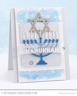 Paper Pursuits: Happy Hanukkah–MFT Wednesday Sketch Challenge #250 Hanukkah Cards Handmade, Sketch Wednesday, Jewish Holiday Cards, Wednesday Sketch, Hanukkah Lights, Candle Stamping, Jewish Celebrations, Hanukkah Decorations, Hanukkah Cards