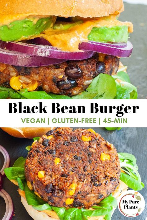 Spicy Black Bean Burger, Black Bean Quinoa Burger, Bean Burger Recipe, Vegan Black Bean Burger, Black Bean Burger Recipe, Chipotle Black Beans, Black Bean Burger, Quinoa Burgers, Black Bean Quinoa