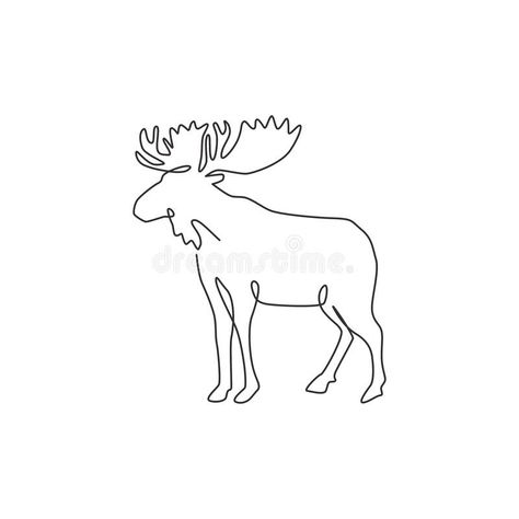 Hiking Tattoos, Maine Tattoo, Moose Illustration, Antler Tattoo, Moose Tattoo, Camping Tattoo, Strong Tattoos, Flying Tattoo, Cross Tattoos For Women