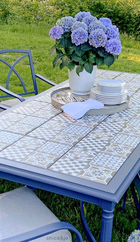 Diy tile table