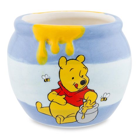 PRICES MAY VARY. A HUNDRED ACRE WOOD FRIEND: You'll be craving something sweet with this exclusive mini cup, paying homage to Pooh Bear's favorite snack. Go journeying through your own storybook adventure inspired by Disney's Winnie the Pooh. UNBEARABLY CUTE DESIGN: Pooh Bear is positively buzzing with delight in this charming scene, featuring the Silly Ol' Bear enjoying a smackerel of honey. Soft blue hues decorate the mug, appropriately sculpted in the shape of a hunny jar. A TASTE OF SOMETHIN Winnie The Pooh Bathroom, Winnie The Pooh Hunny Pot, Pooh Hunny Pot, Winnie The Pooh Honey Pot, Pooh Honey Pot, Winnie The Pooh Hunny, Hunny Pot, Mini Coffee Cups, Winnie The Pooh Honey