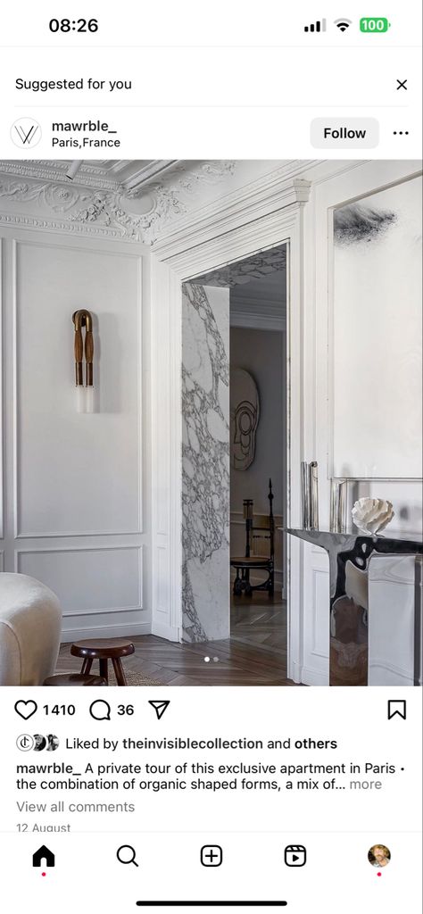 Haussmann Interior, Haussmann Apartment, Parisian Wall, Neoclassical Interior Design, Parisian Interior, Neoclassical Interior, Home Decor Crate, Parisian Apartment, Deco Furniture