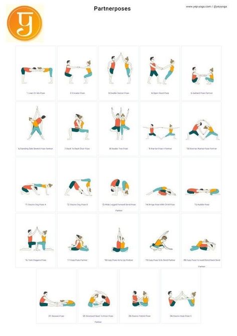 Yoga Challenge Couple, Partner Yoga Poses For Kids, Partner Yoga Poses For Beginners, Yoga Couple Poses, Yoga For Couples, Couples Yoga Challenge, Kid Yoga Poses, Poses For Digestion, Yoga Poses For Digestion