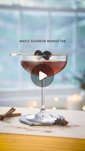 American Bourbon Whiskey & Rye on Instagram: "Heard of a Manhattan but not a black Manhattan. Looks strong, smooth and delicious! Must try in the near future. @manhattan.cocktails #bourbonwhiskey #bourbons #blackmanhattancocktail #manhattancocktail @itscocktailhour_" Black Manhattan Cocktail, Black Manhattan, Manhattan Cocktail, Near Future, Bourbon Whiskey, Wine And Spirits, Rye, Mocktails, Bourbon