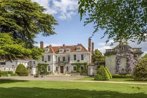 Shawford, Winchester, Hampshire, SO21 10 bed detached house for sale - £13,500,000 English Mansion, Winchester Hampshire, English Estate, Large Greenhouse, Timber Buildings, Historic Mansion, Commercial Property For Sale, English Countryside, Filming Locations