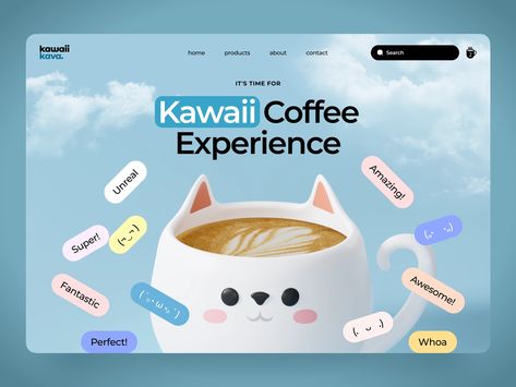 Pretty Web Design, Logo Online Shop, Web Design Ux Ui, Adobe Illustrator Design, Beautiful Logos Design, Logos Ideas, Ui Design Website, Online Logo Design, Coffee Images