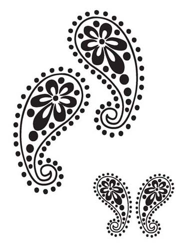 Paisley Design, Free Printable, Paisley, Dots, Black And White, Wall, White, Black, Design