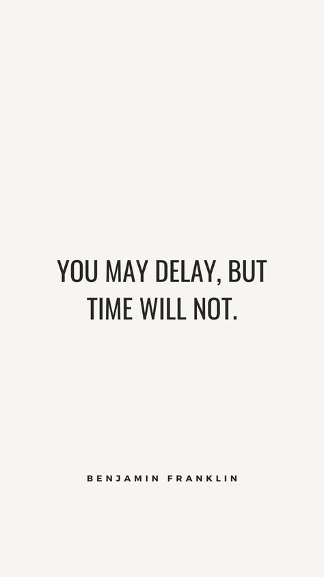 Time waits for no one—act now to make the most of every moment. 🌟 Embrace the present and pursue your goals with urgency and determination. 💪 Don't delay, for time is your most precious resource. #CarpeDiem #TimeManagement #SeizeTheDay #NowOrNever #Motivation #Urgency #MakeItCount #Opportunity #Action #LiveInTheMoment Early Is On Time And On Time Is Late, Time Waits For No One, The Power Of Now, English Project, Power Of Now, Benjamin Franklin, Now Is The Time, The Time Is Now, The Present