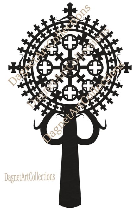 Ethiopian Orthodox Cross, Cross Drawing, Ethiopian Cross, Color Knowledge, Orthodox Cross, Design Object, Sleeve Tattoo, Objects Design, African Art