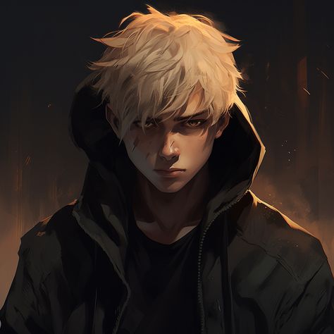 Character Design Inspiration Male Modern, Blonde Male Oc Art, Blonde Character Design Male, Cool Character Design Male, Rpg Character Art Male, Male Main Character, Cyberpunk Male, Blonde Boys, Boy Character