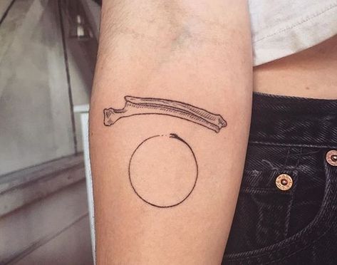 Redwood Tattoo, Infinity Sign Tattoo, Radius And Ulna, Minimalist Tattoo Meaning, Ouroboros Tattoo, Paris Tattoo, The Ouroboros, Typography Tattoo, French Tattoo